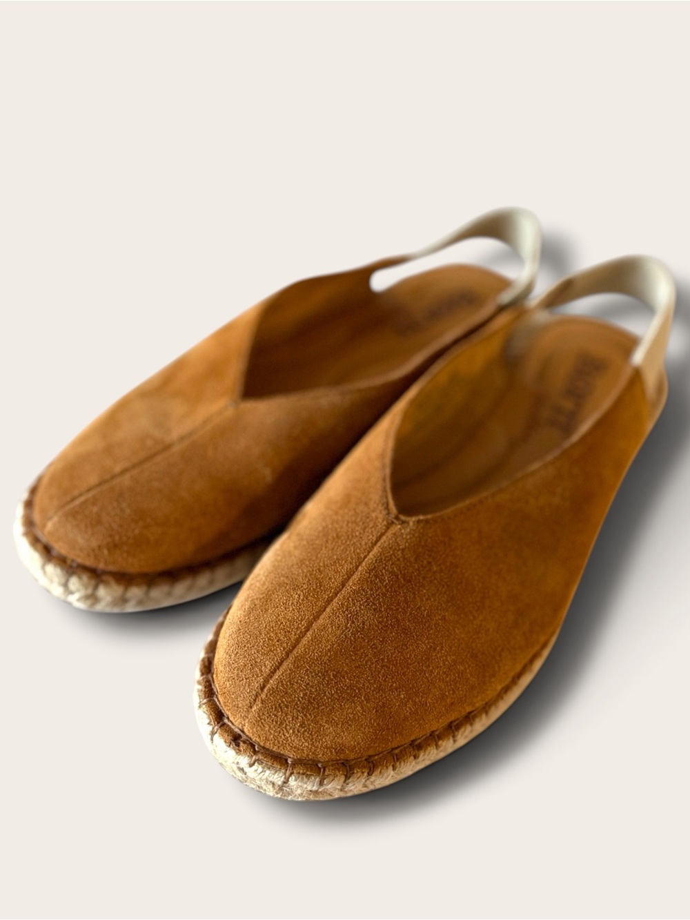 Born Brown Suede Slip-On Espadrilles